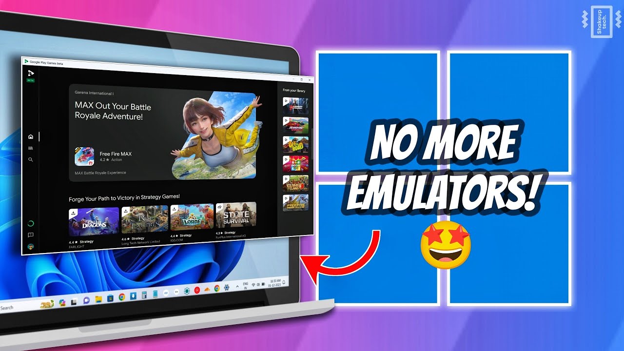 Video thumbnail for Installing ANDROID Games on Windows with Google Play Games Beta For PC! (UPDATE)