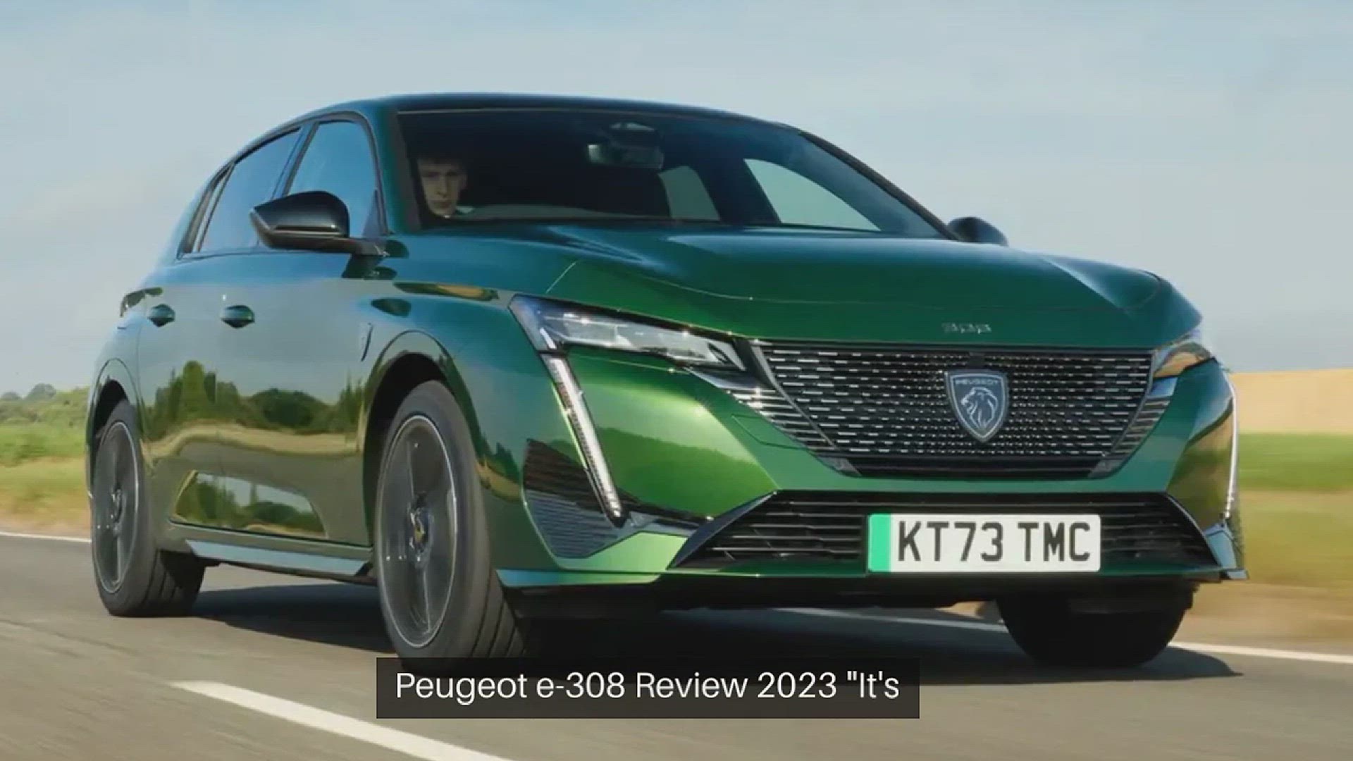'Video thumbnail for Peugeot e-308 review'