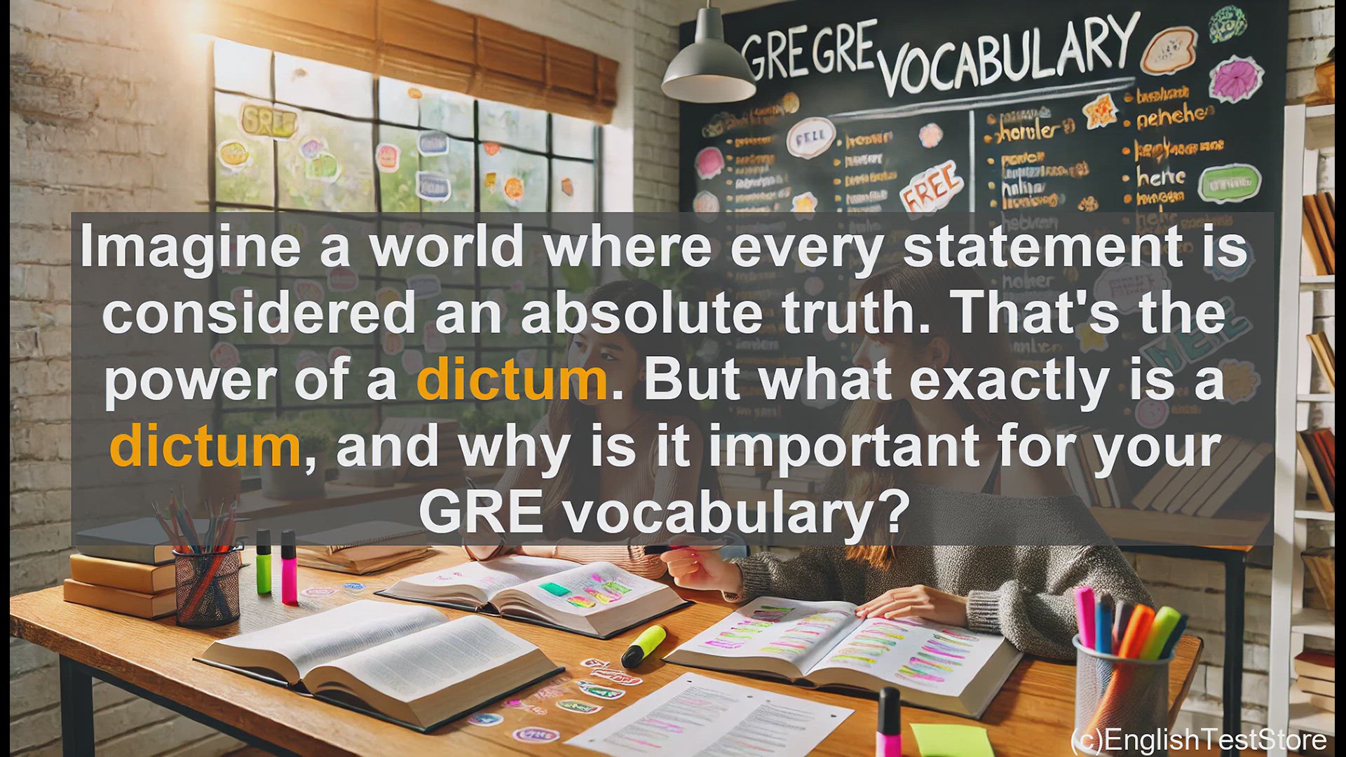 'Video thumbnail for GRE Vocabulary Lesson: Mastering the Authoritative Dictum - A GRE Vocabulary Lesson'