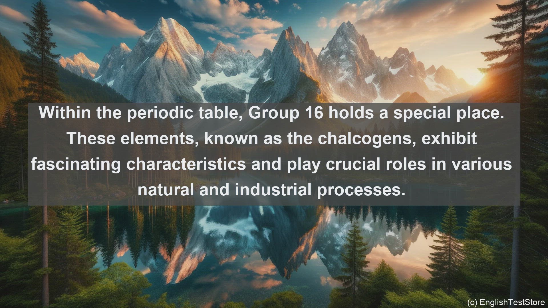 'Video thumbnail for Group 16 elements in science  definition and examples'