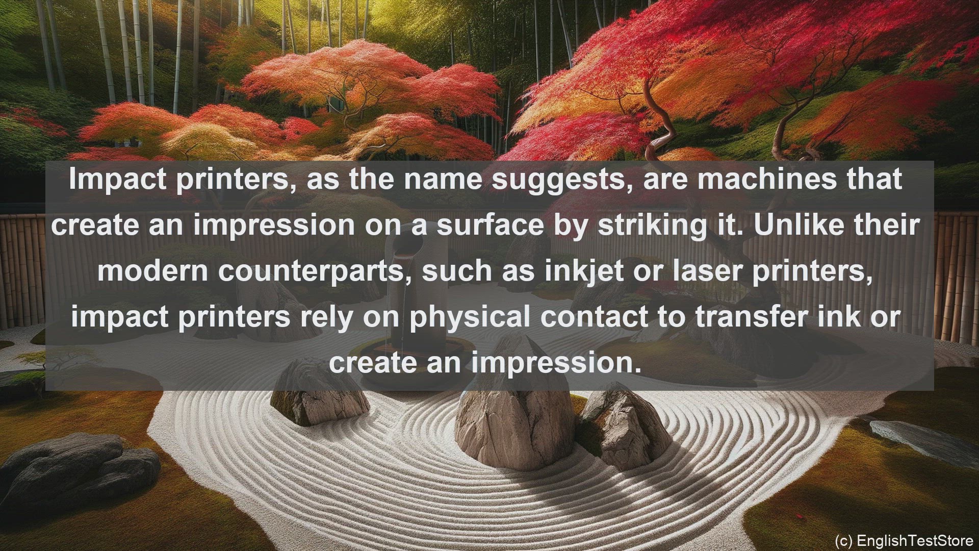 'Video thumbnail for Impact printers in science  definition and examples'