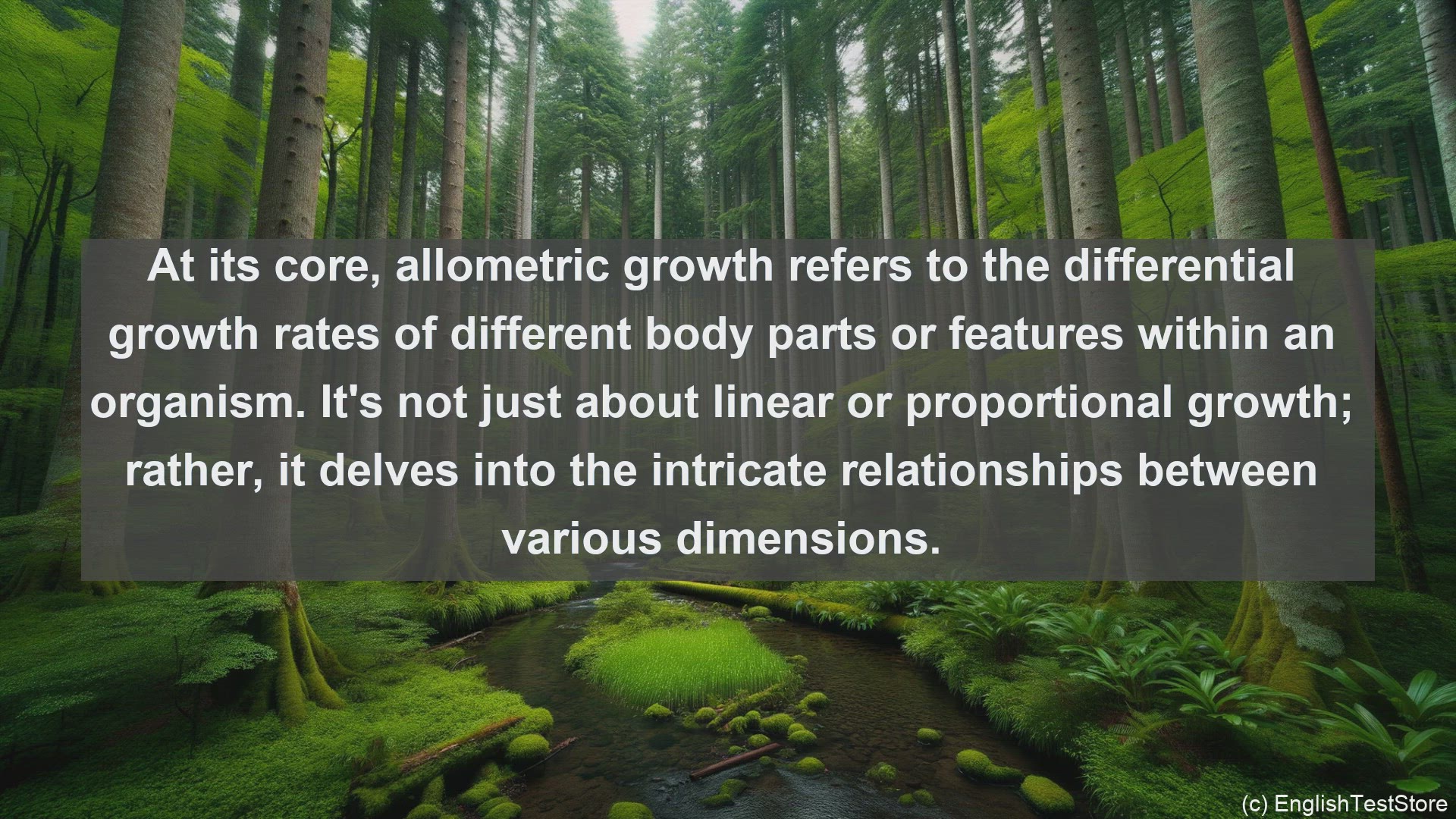 'Video thumbnail for Allometric growth in science  definition and examples'