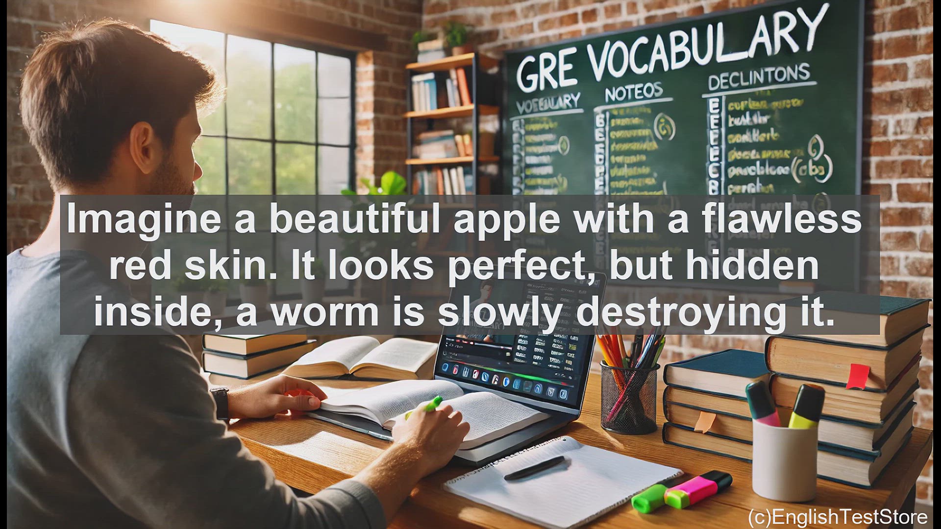 'Video thumbnail for GRE Vocabulary Lesson: The Hidden Dangers of Pernicious Influences'