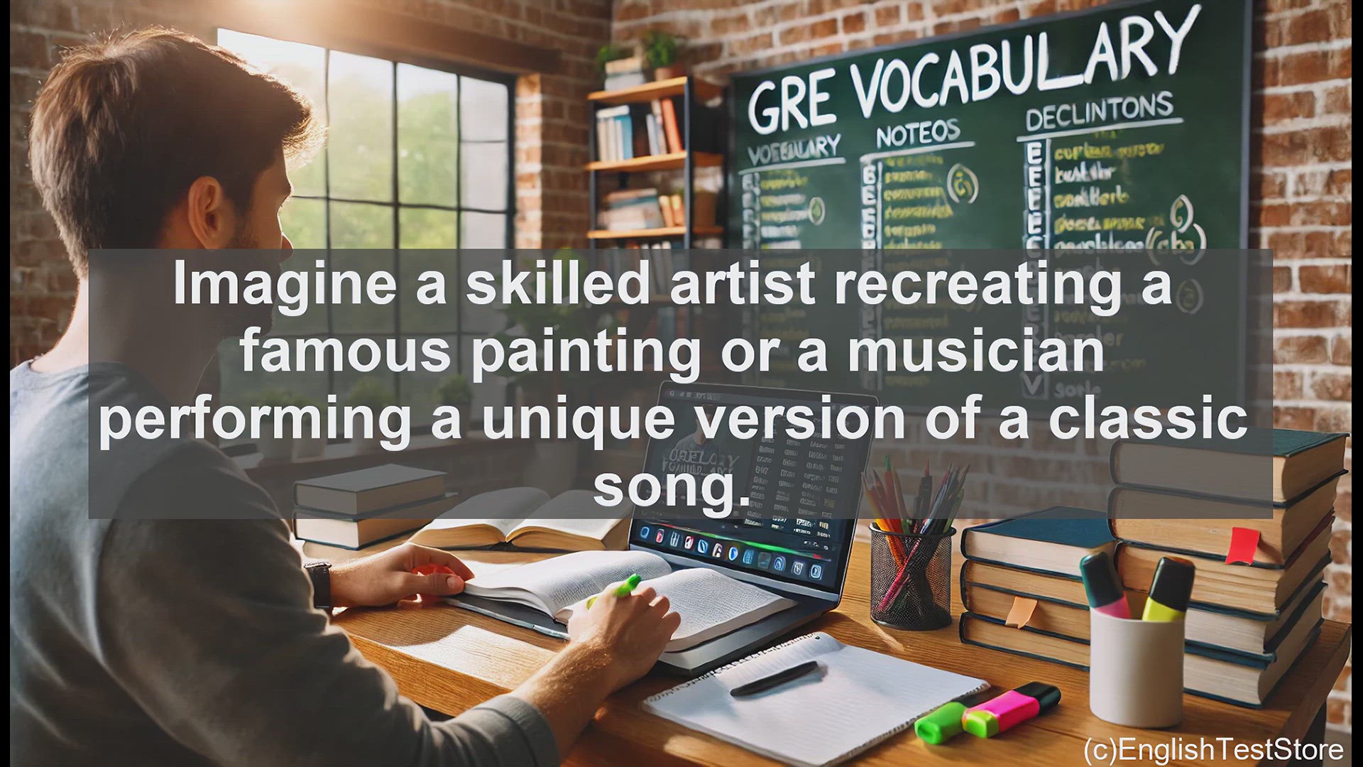 'Video thumbnail for GRE Vocabulary Lesson: Rendition - Interpreting and Performing in the GRE Vocabulary'