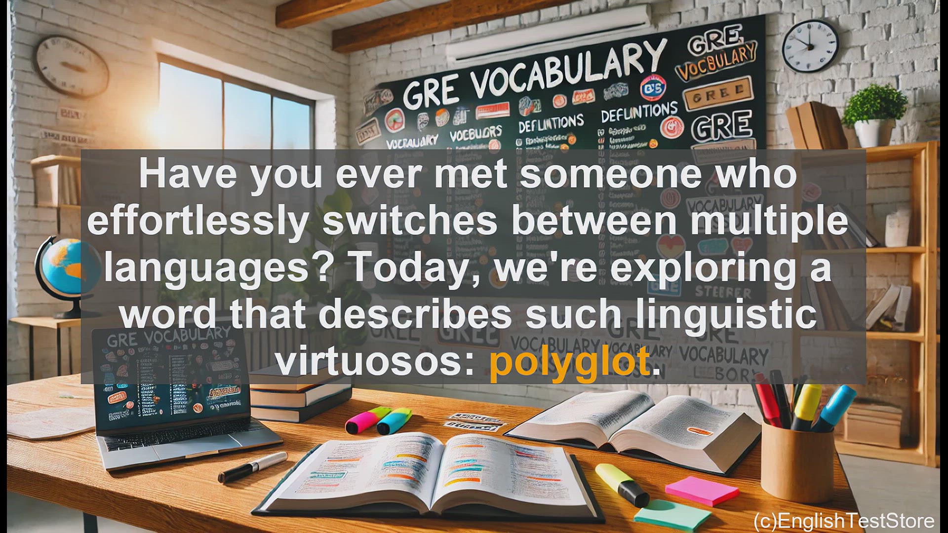 'Video thumbnail for GRE Vocabulary Lesson: Exploring the Linguistic Virtuosos - Polyglots'