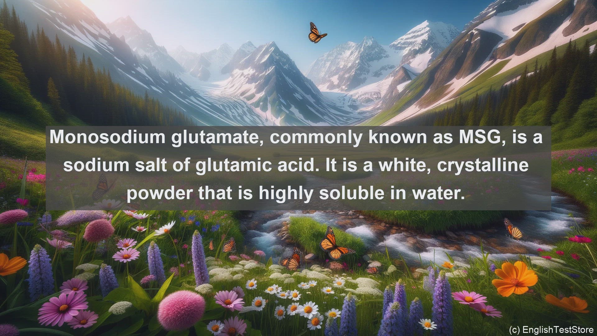 'Video thumbnail for Monosodium glutamate in science  definition and examples'