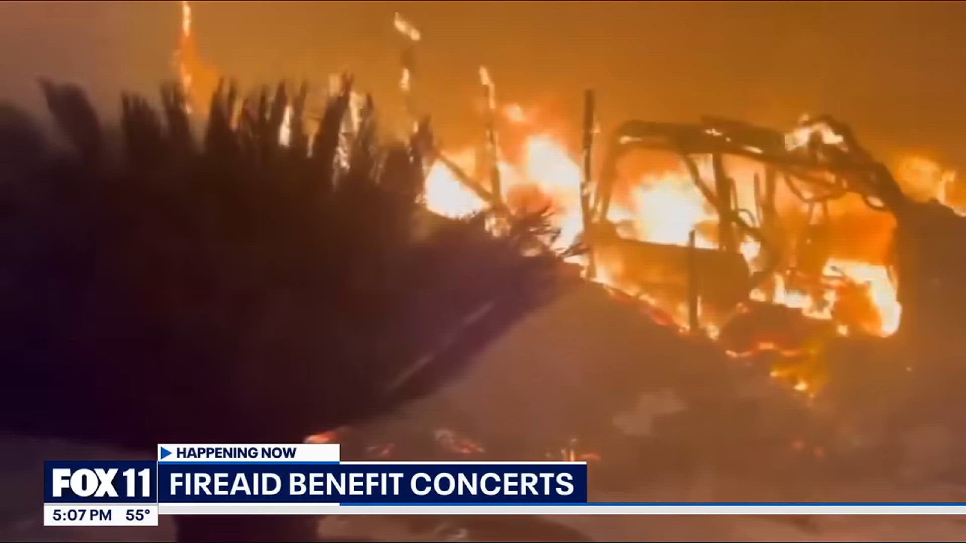 'Video thumbnail for California Fire Aid benefit concerts Billie Eilish, Olivia Rodrigo and more to perform'