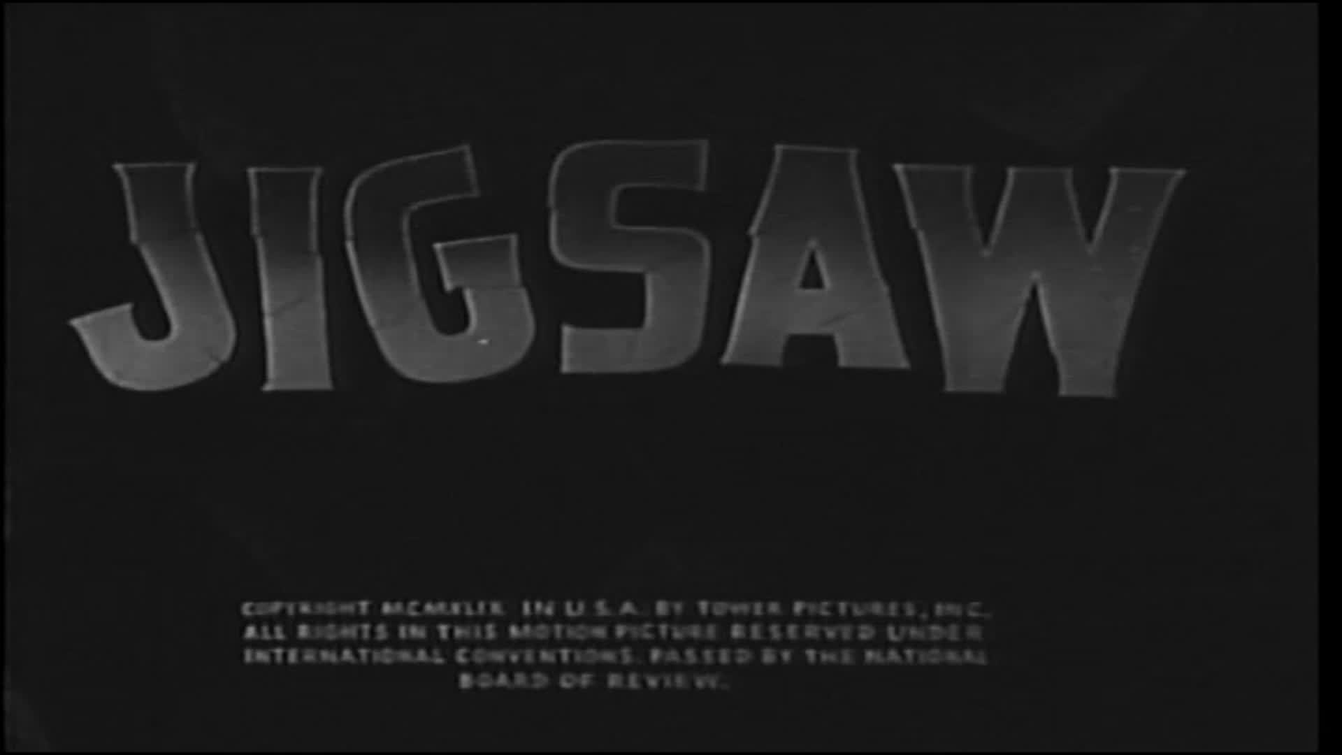 Video thumbnail for Jigsaw (1949)