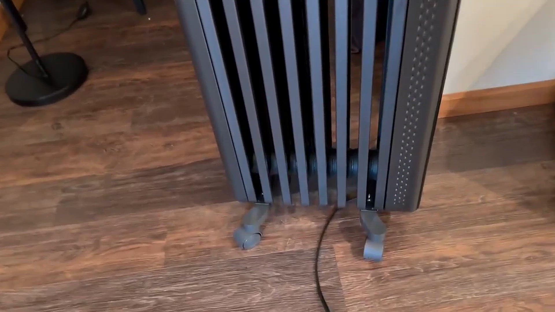 'Video thumbnail for Dreo Radiator Heater, 1500W Portable Space Oil Filled Heater with Remote Control, 4 Modes, Overheat'