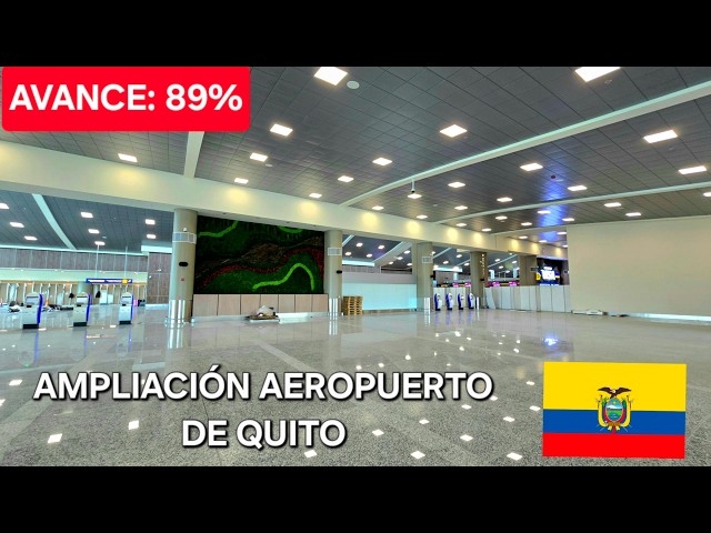 Video thumbnail for ¡EXCLUSIVO! Recorrí la AMPLIACIÓN del Aeropuerto de QUITO (UIO) – Así será la terminal 😱