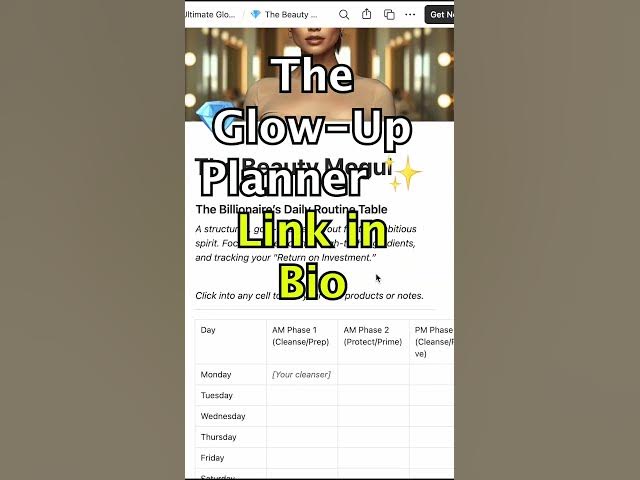 Video thumbnail for ✨ The Glow-Up Planner is here. Get yours at teenswannaknow.com/glow-up-landing-page/