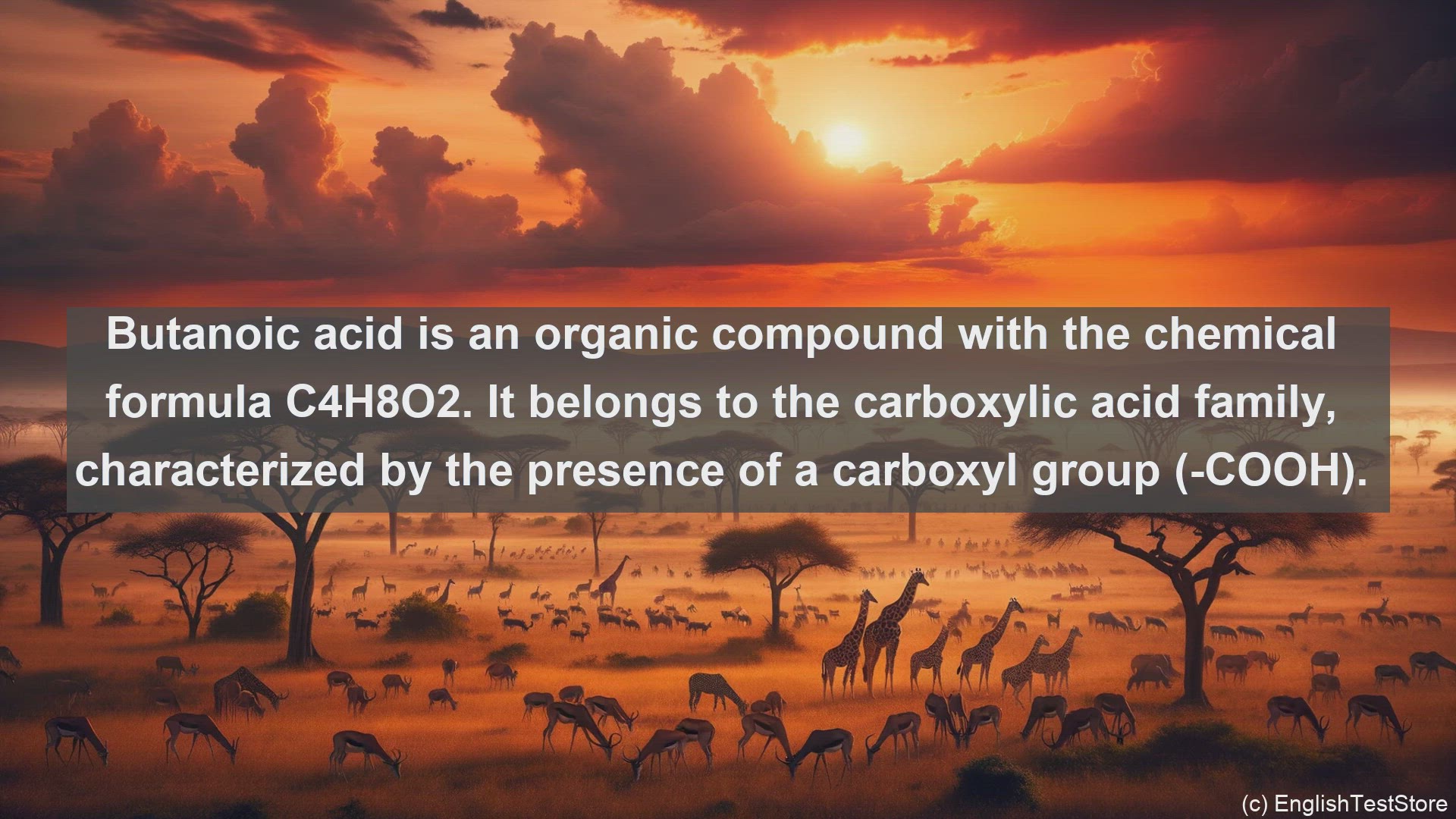 'Video thumbnail for Butanoic acid in science  definition and examples'