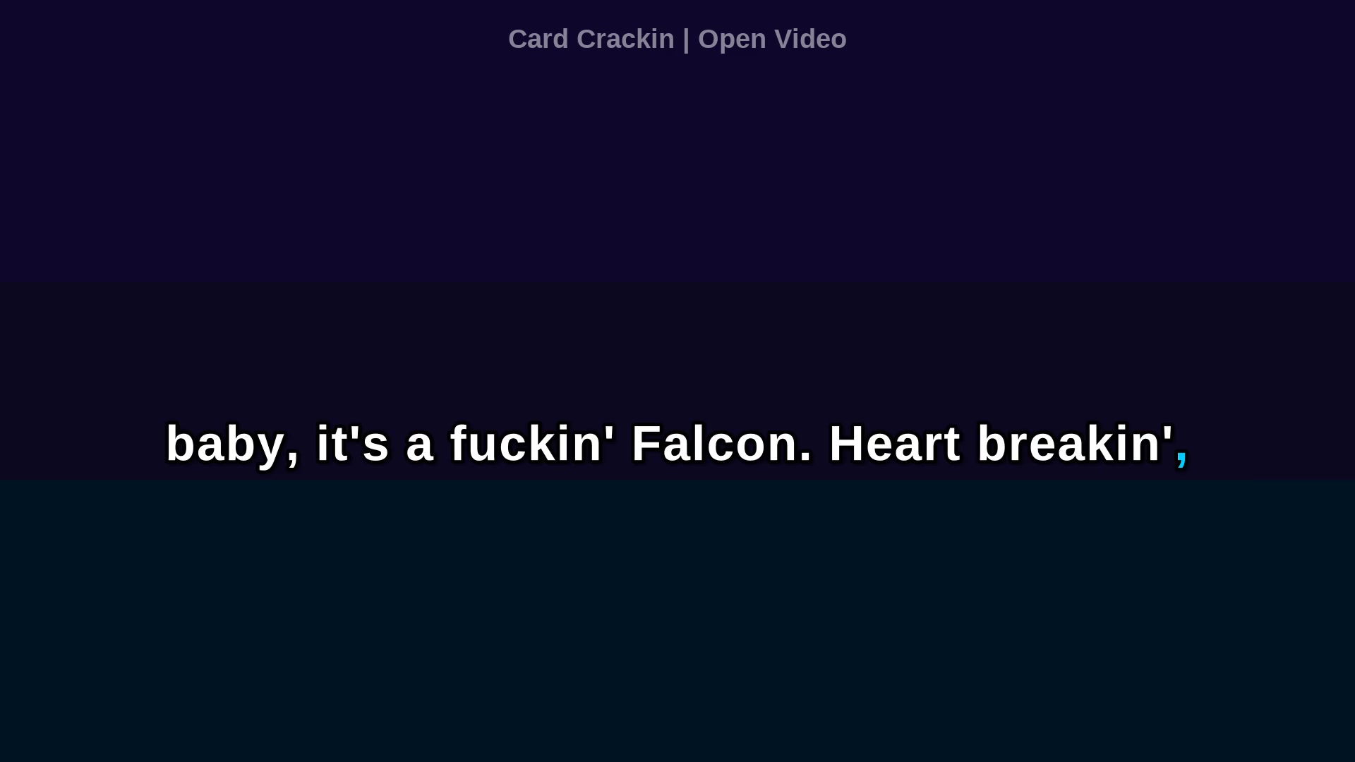 Video thumbnail for (Karaoke w/ Lyrics) Card Crackin