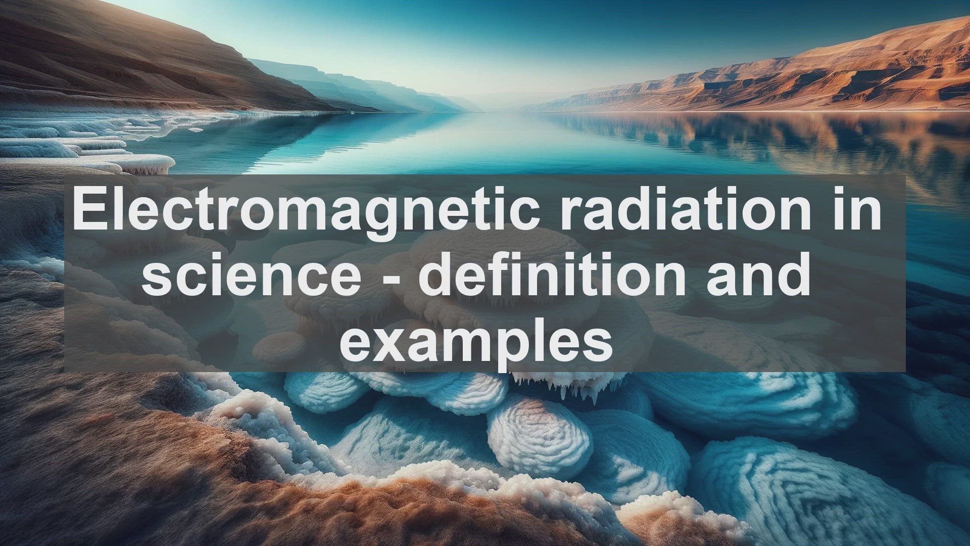 'Video thumbnail for Electromagnetic radiation in science  definition and examples'