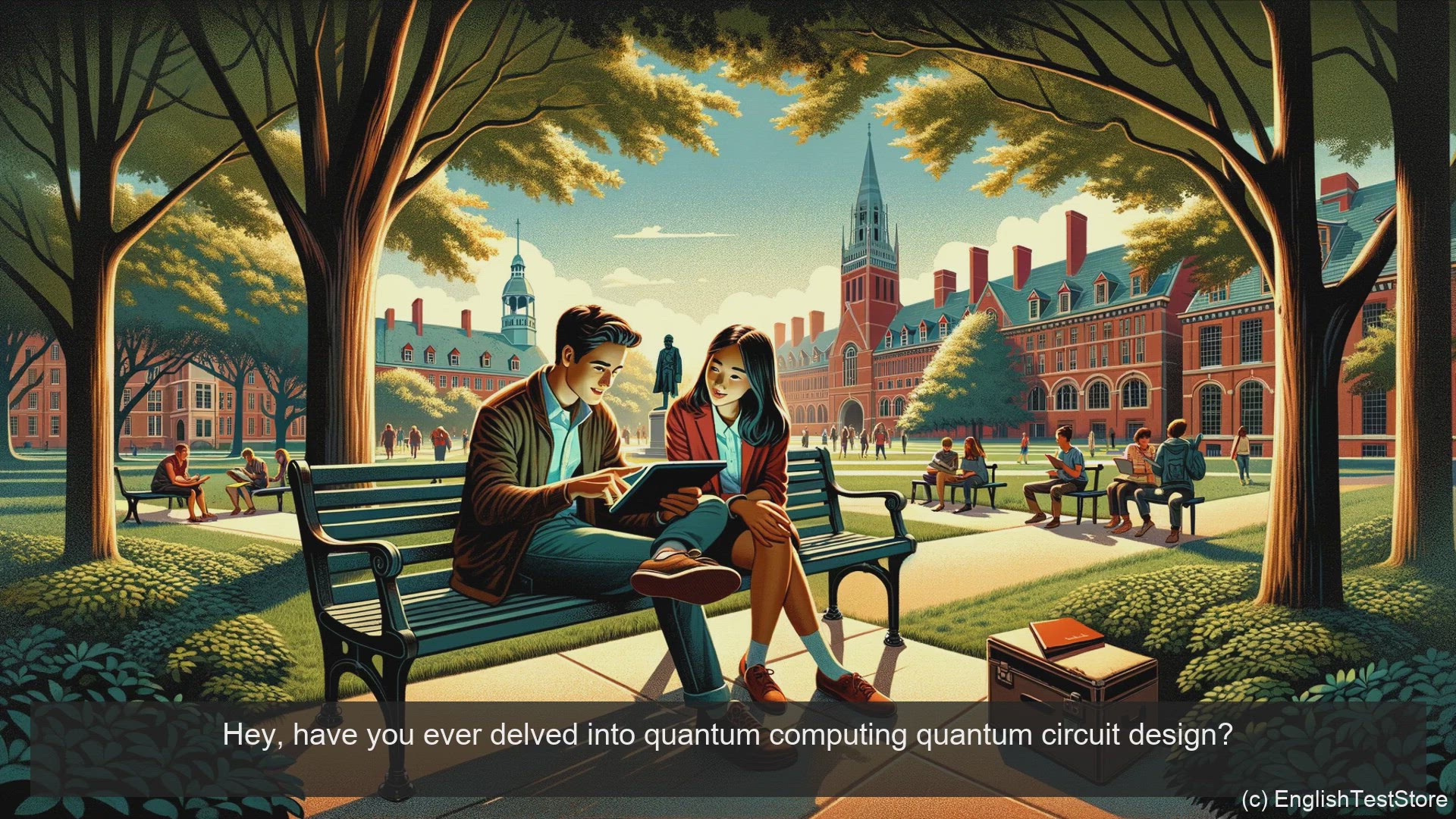 'Video thumbnail for English Conversation for Informatics Engineering: Quantum Computing Quantum Circuit Design'