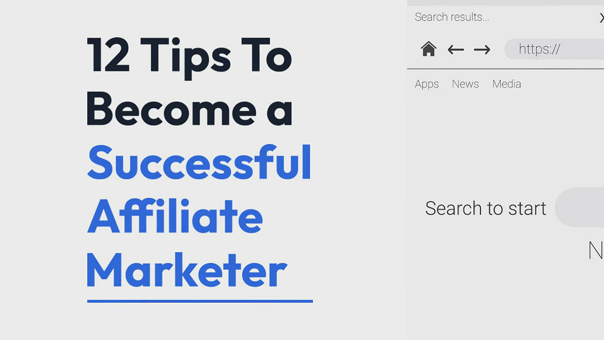 'Video thumbnail for 12 Tips To Become a Successful Affiliate Marketer'
