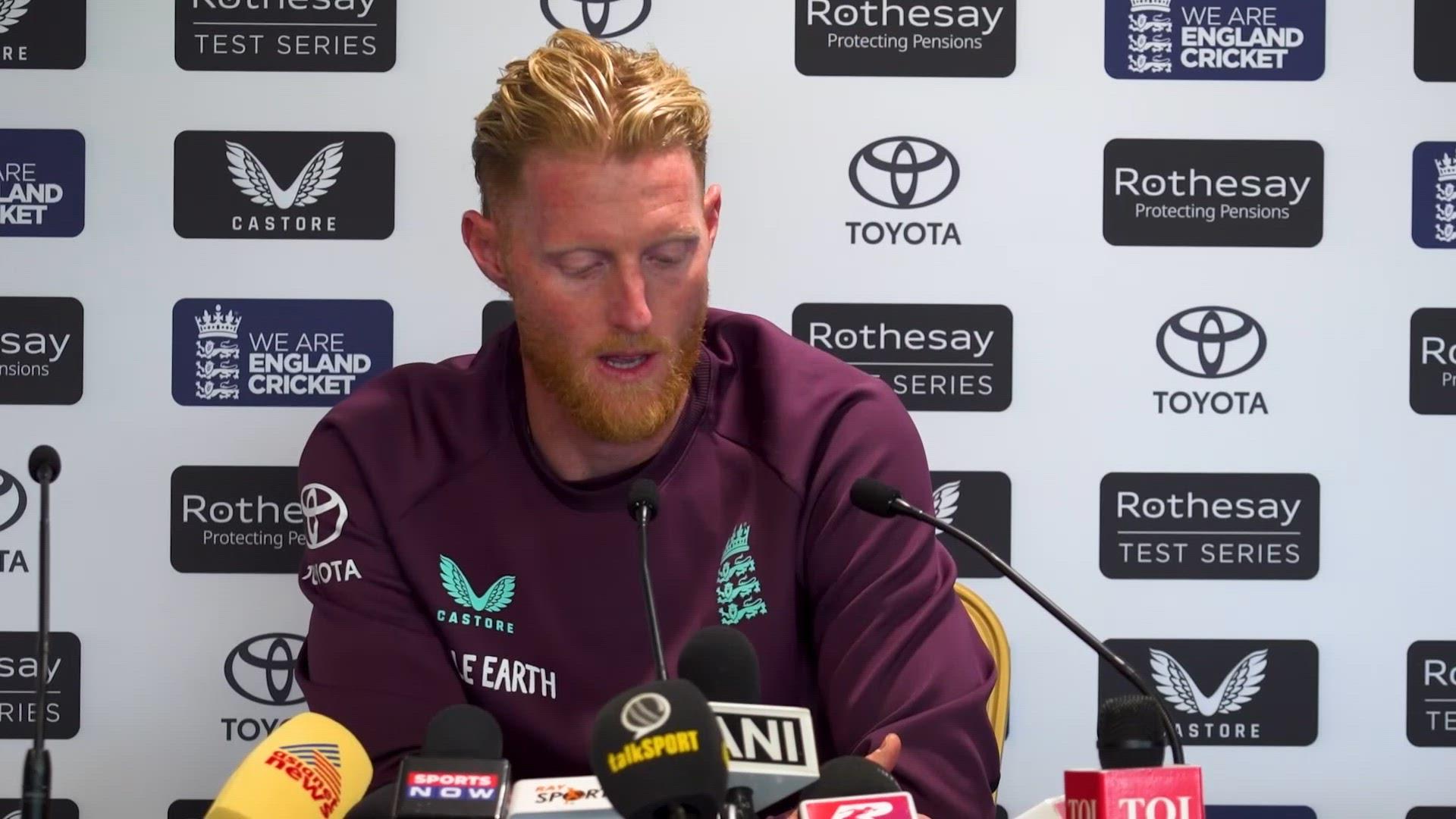 'Video thumbnail for ''We need to get over this one'' - England captain Stokes on defeat to India in second Test'