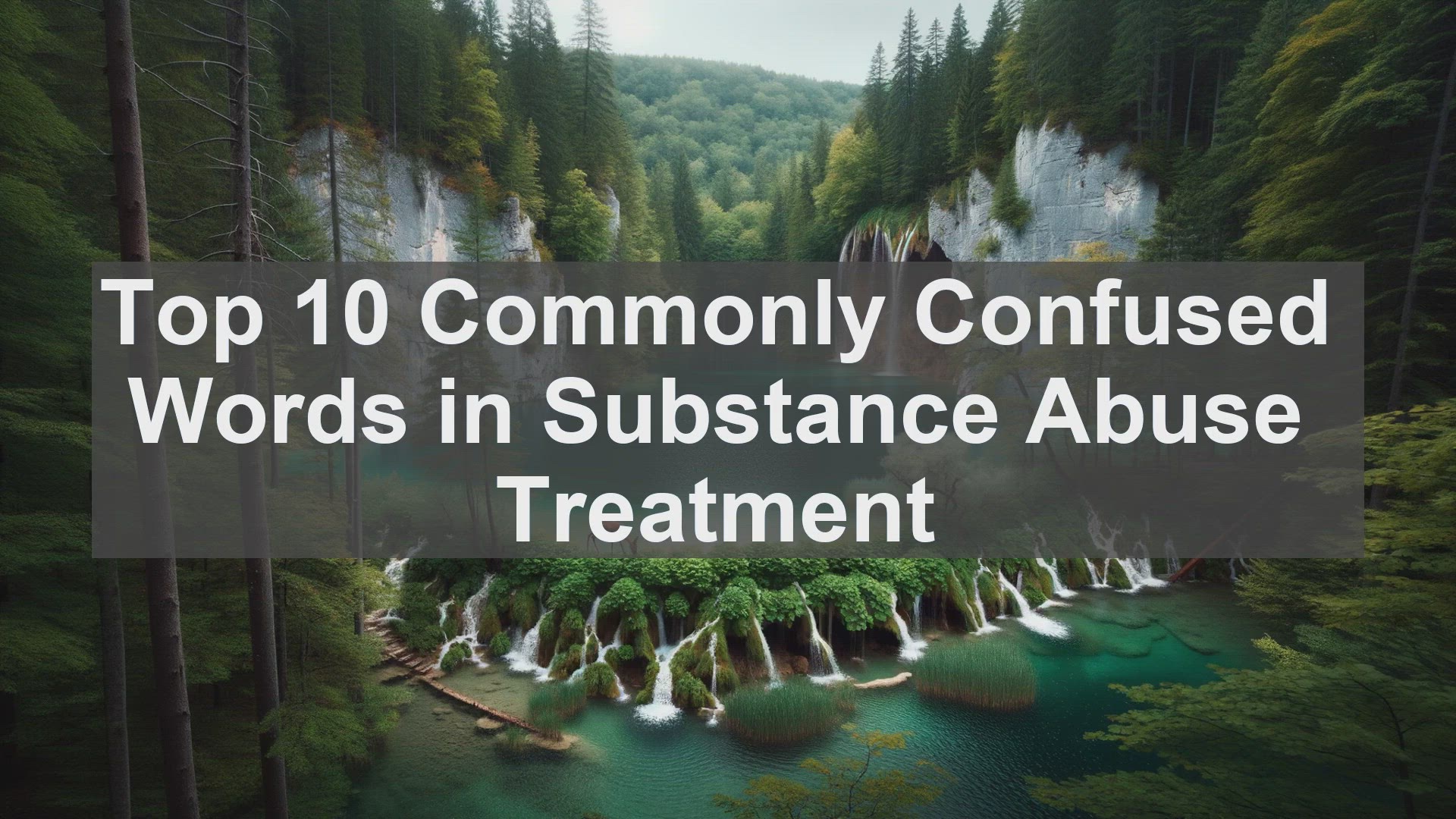'Video thumbnail for Top 10 Commonly Confused Words in Substance Abuse Treatment'