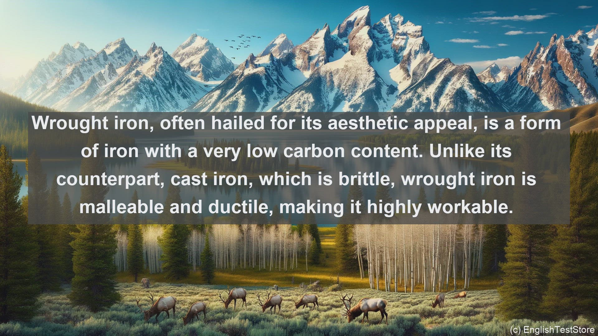 'Video thumbnail for Wrought iron in science  definition and examples'