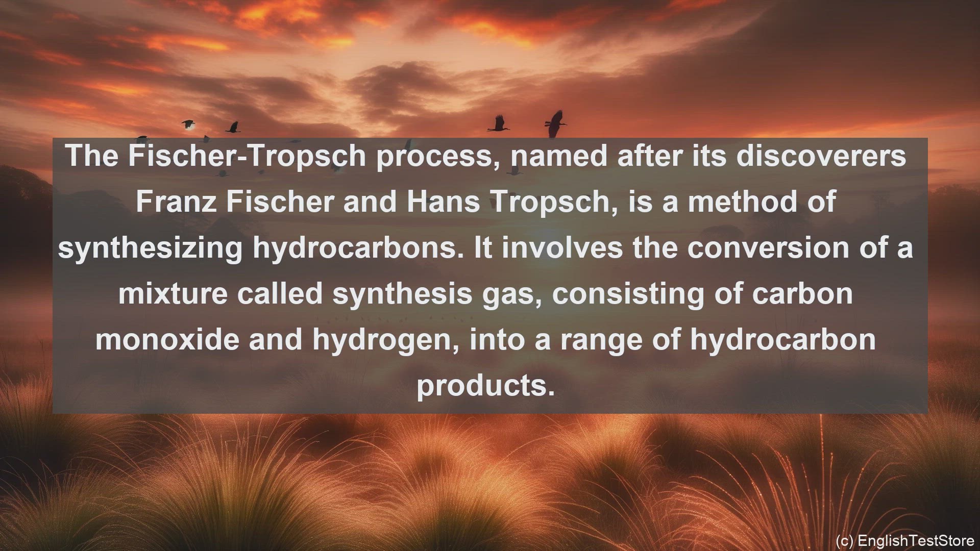 'Video thumbnail for Fischer tropsch process in science  definition and examples'