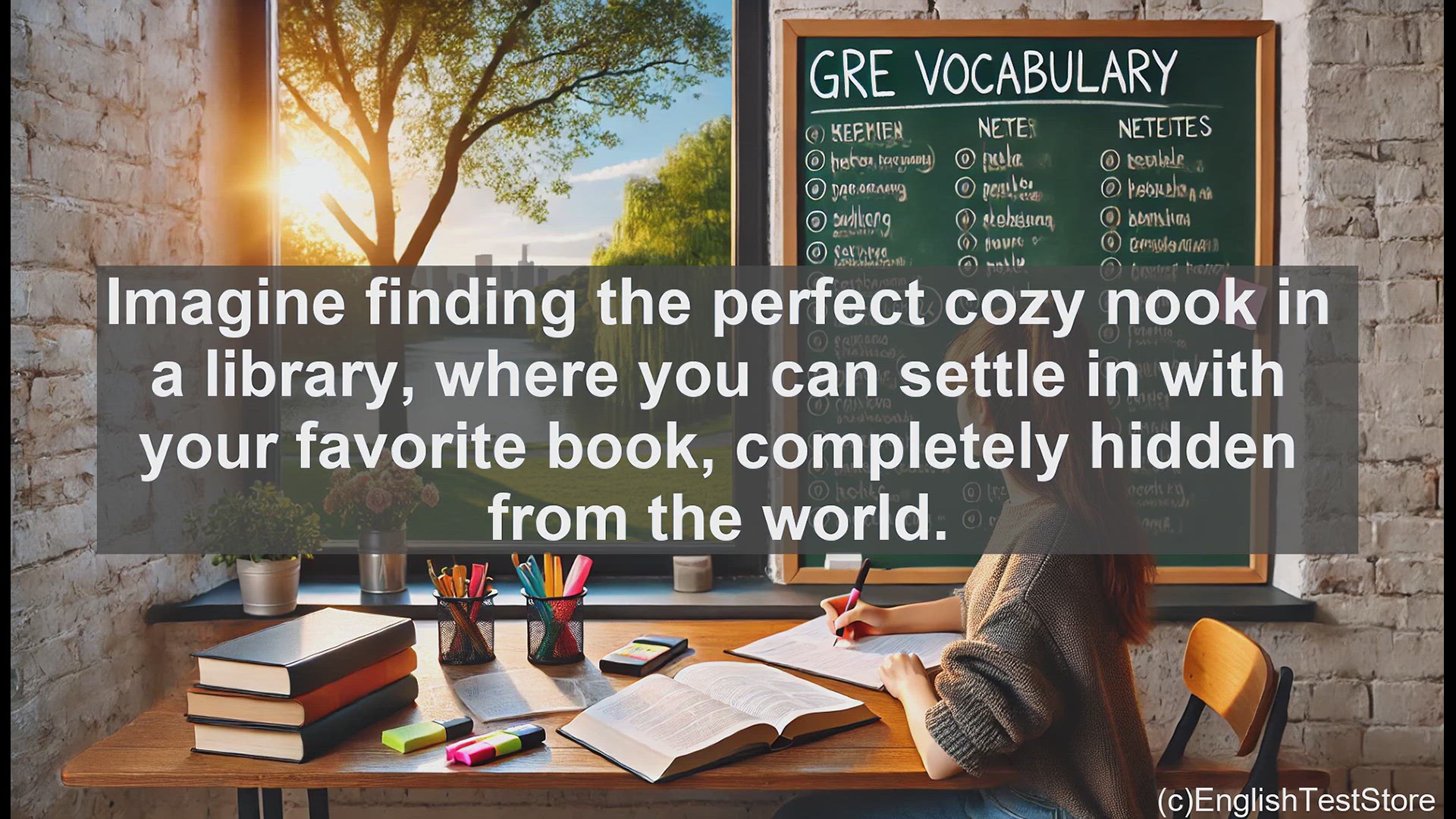 'Video thumbnail for GRE Vocabulary Lesson: Exploring the Cozy Word 'Ensconce''