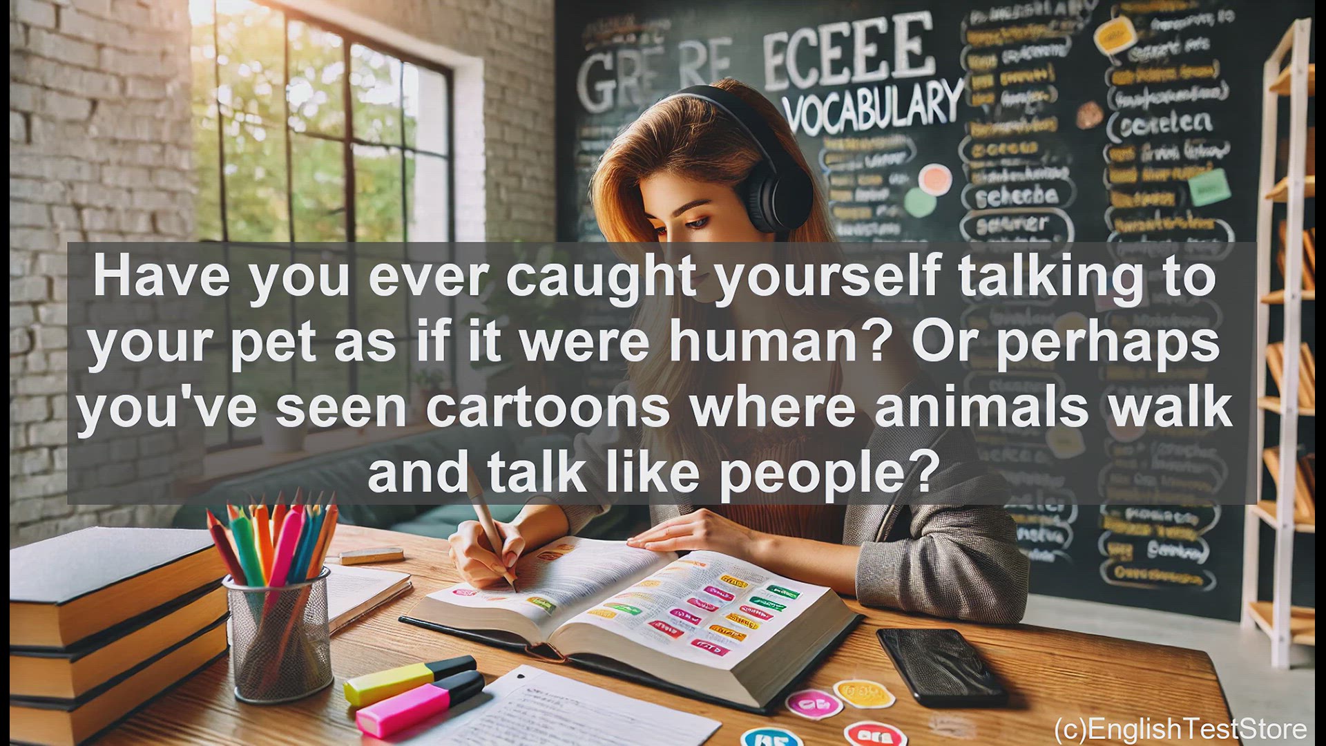 'Video thumbnail for GRE Vocabulary Lesson: Exploring Anthropomorphism - Giving Human Traits to Non-Human Things'