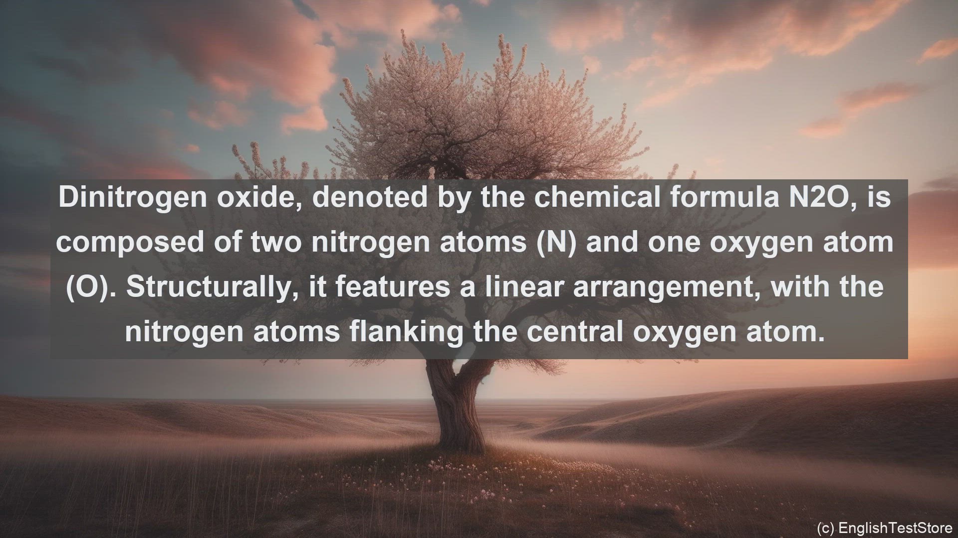 'Video thumbnail for Dinitrogen oxide in science  definition and examples'