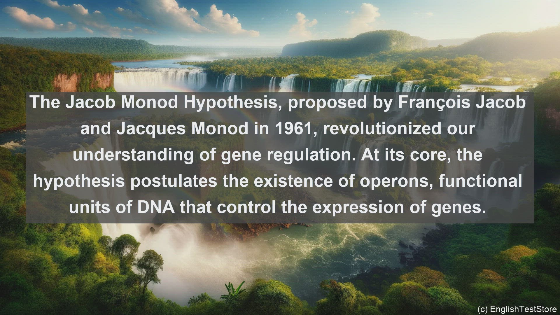 'Video thumbnail for Jacob monod hypothesis in science  definition and examples'