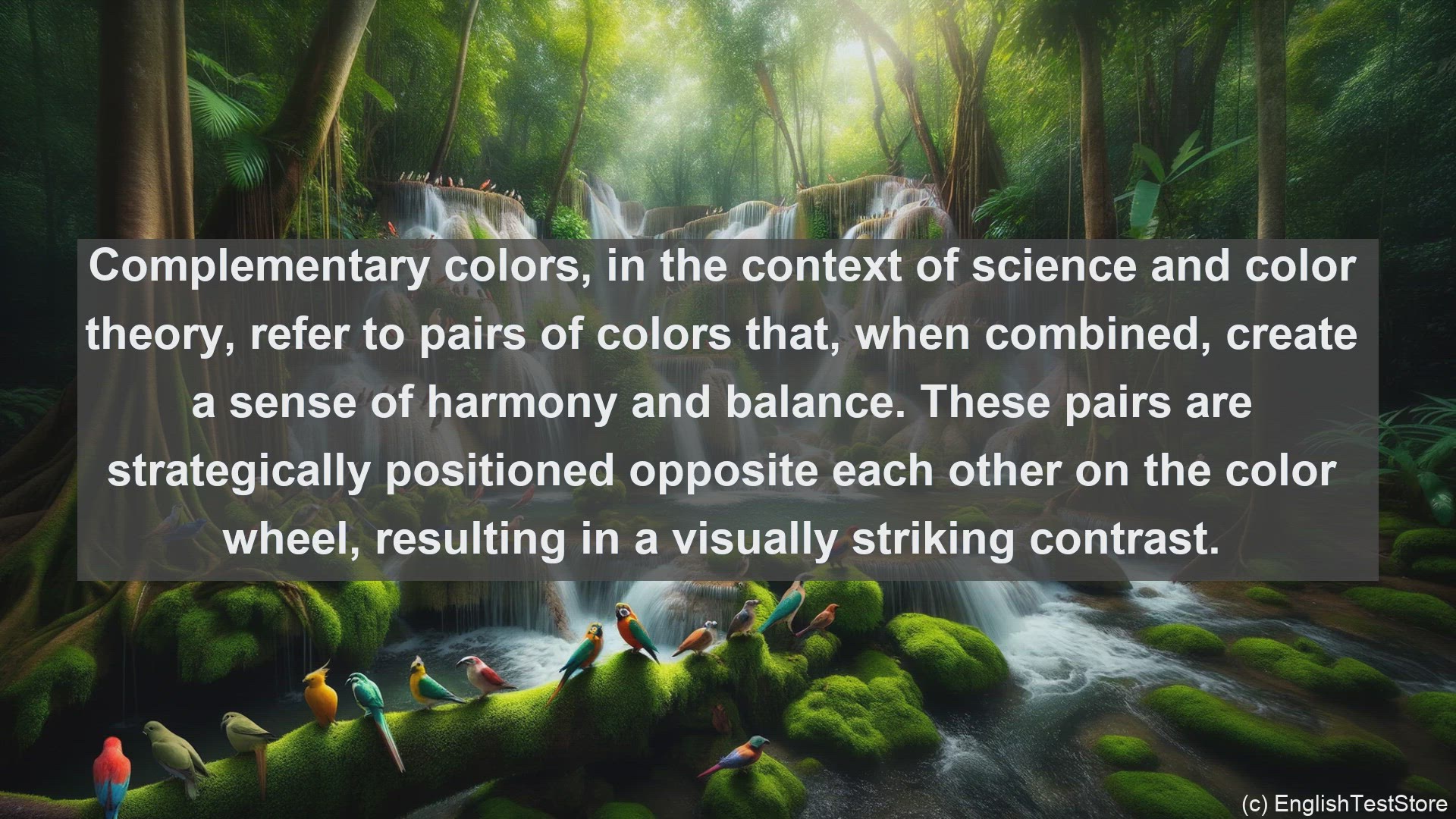 'Video thumbnail for Complementary colours in science  definition and examples'