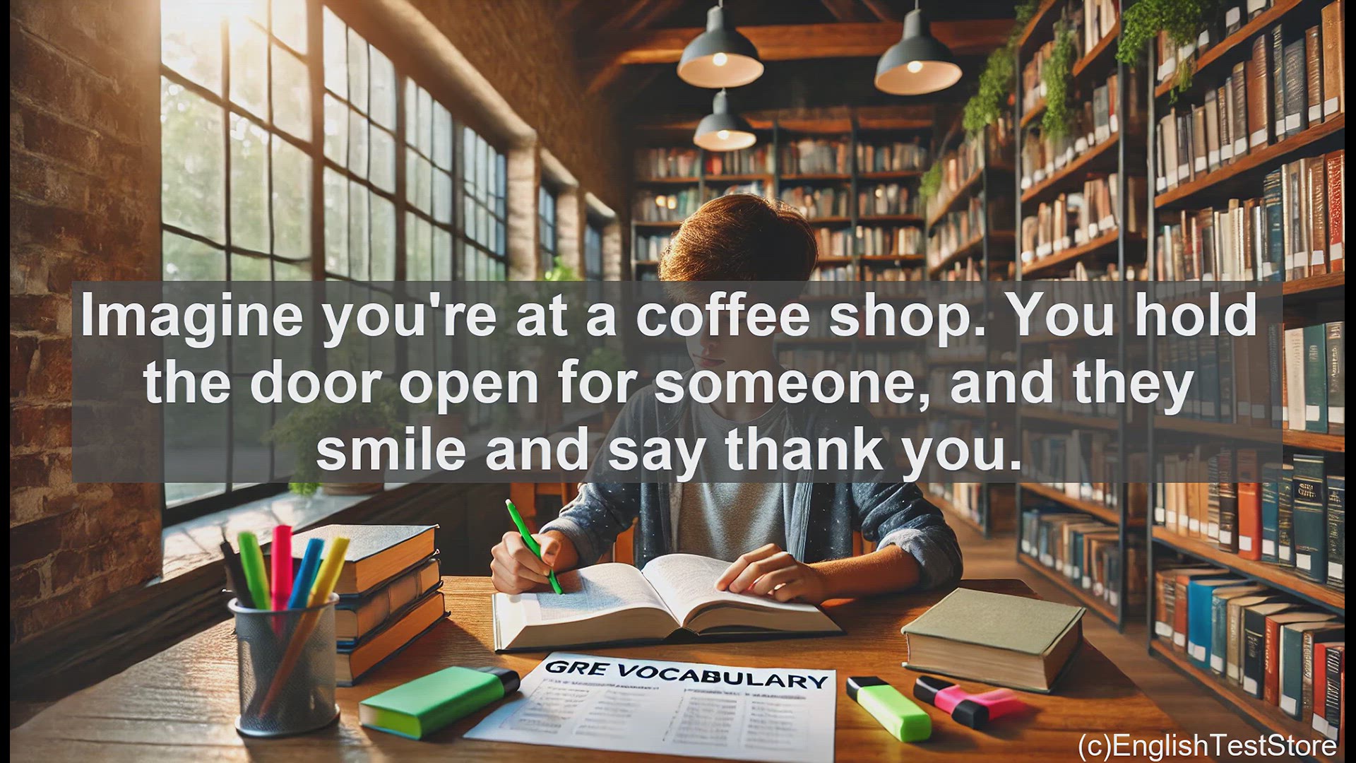 'Video thumbnail for GRE Vocabulary Lesson: The Reciprocal Nature of Kindness and Relationships'