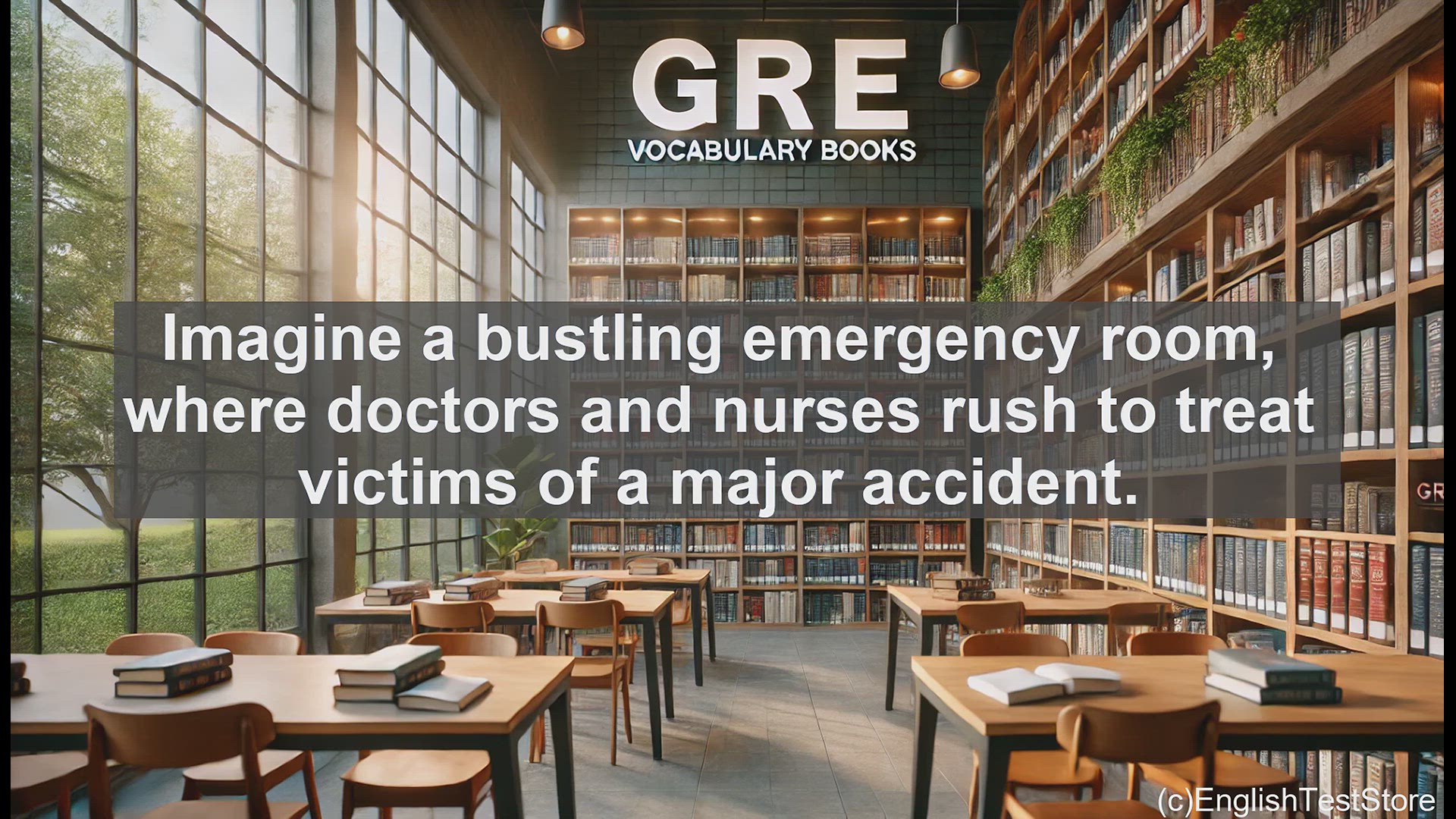 'Video thumbnail for GRE Vocabulary Lesson: Treating the Aftermath - Casualties in Emergency Care'