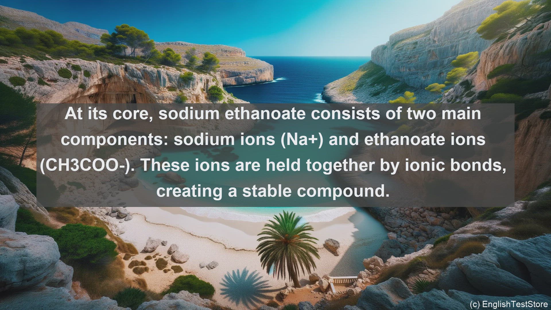 'Video thumbnail for Sodium ethanoate in science  definition and examples'