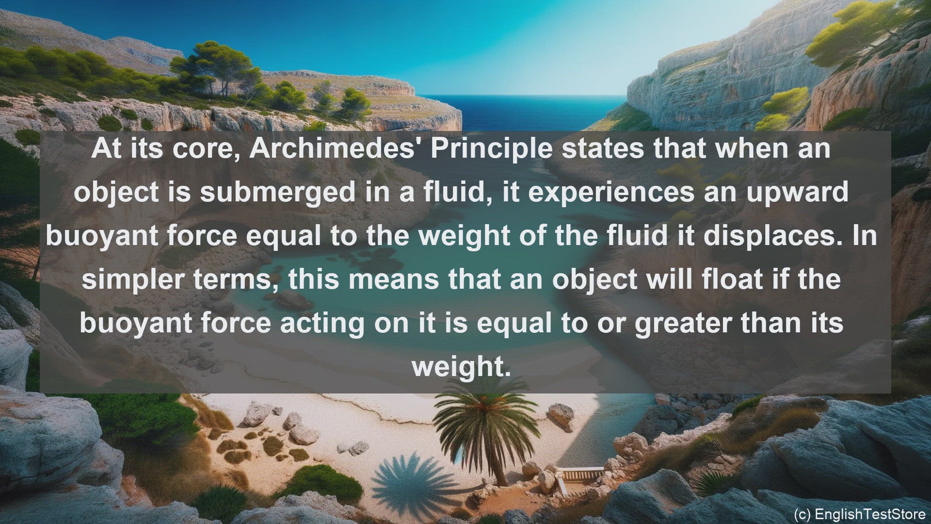 'Video thumbnail for Archimedes principle in science  definition and examples'
