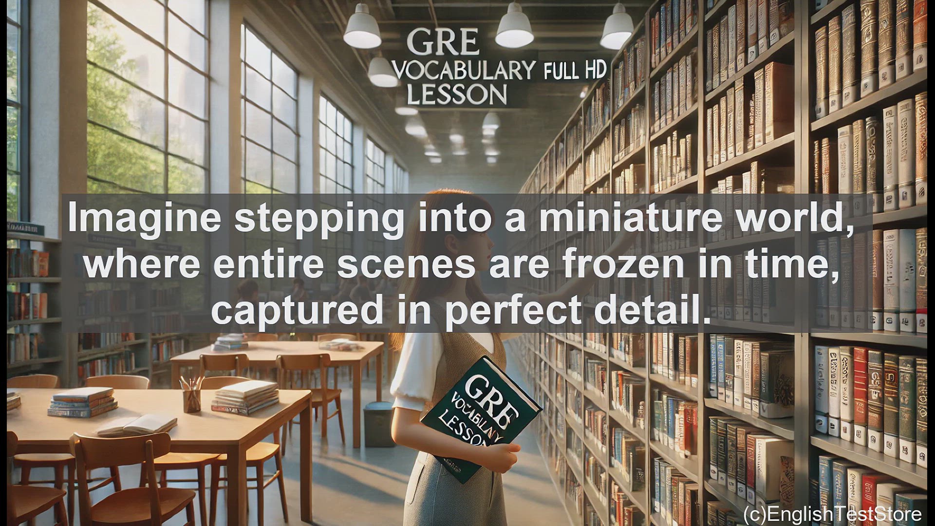 'Video thumbnail for GRE Vocabulary Lesson: Exploring the World of Dioramas - A GRE Vocabulary Lesson'