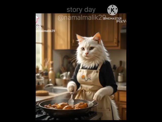 Video thumbnail for cute cat take rest after doing their all work