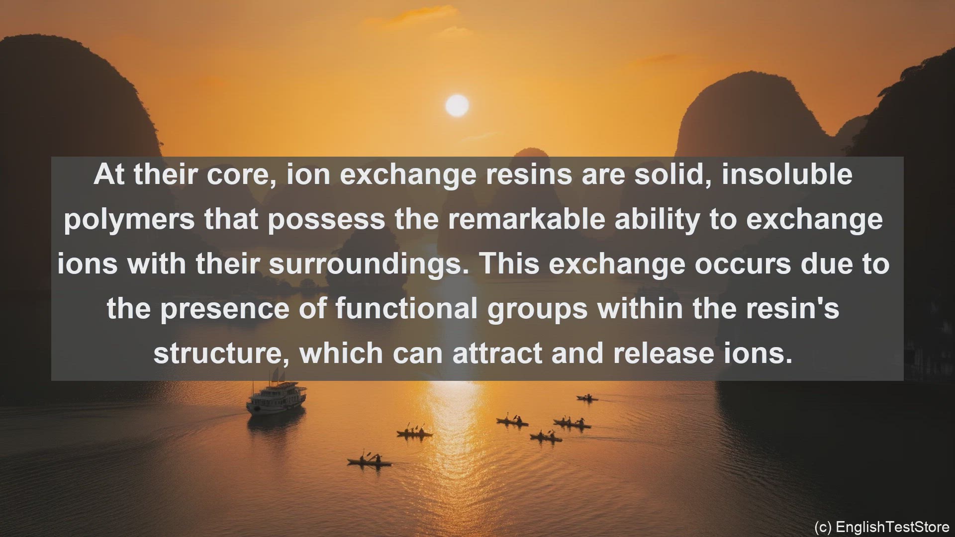 'Video thumbnail for Ion exchange resins in science  definition and examples'