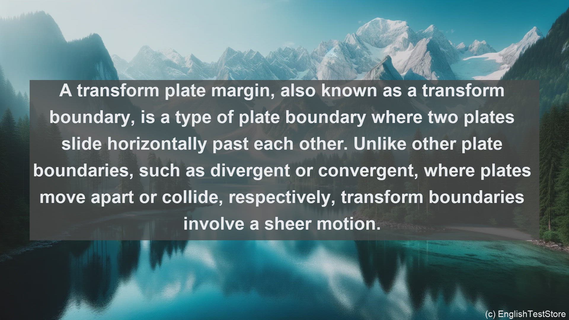 'Video thumbnail for Transform plate margin in science  definition and examples'