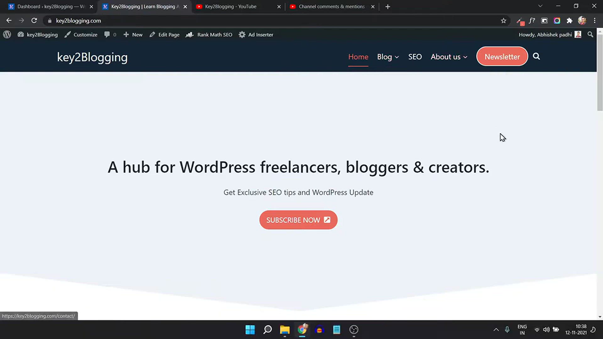 'Video thumbnail for How to Create a Menu in WordPress _ ( Drop Down Menu )'