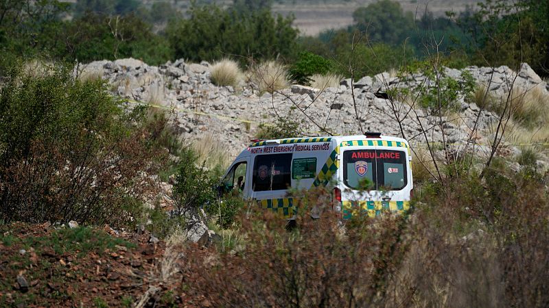 'Video thumbnail for South Africa buries unclaimed bodies of illegal miners'