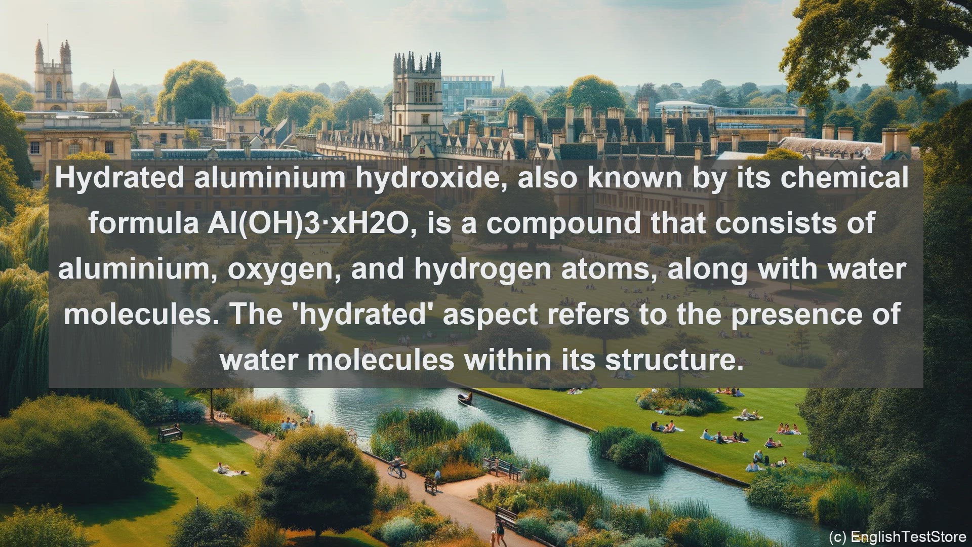 'Video thumbnail for Hydrated aluminium hydroxide in science  definition and examples'