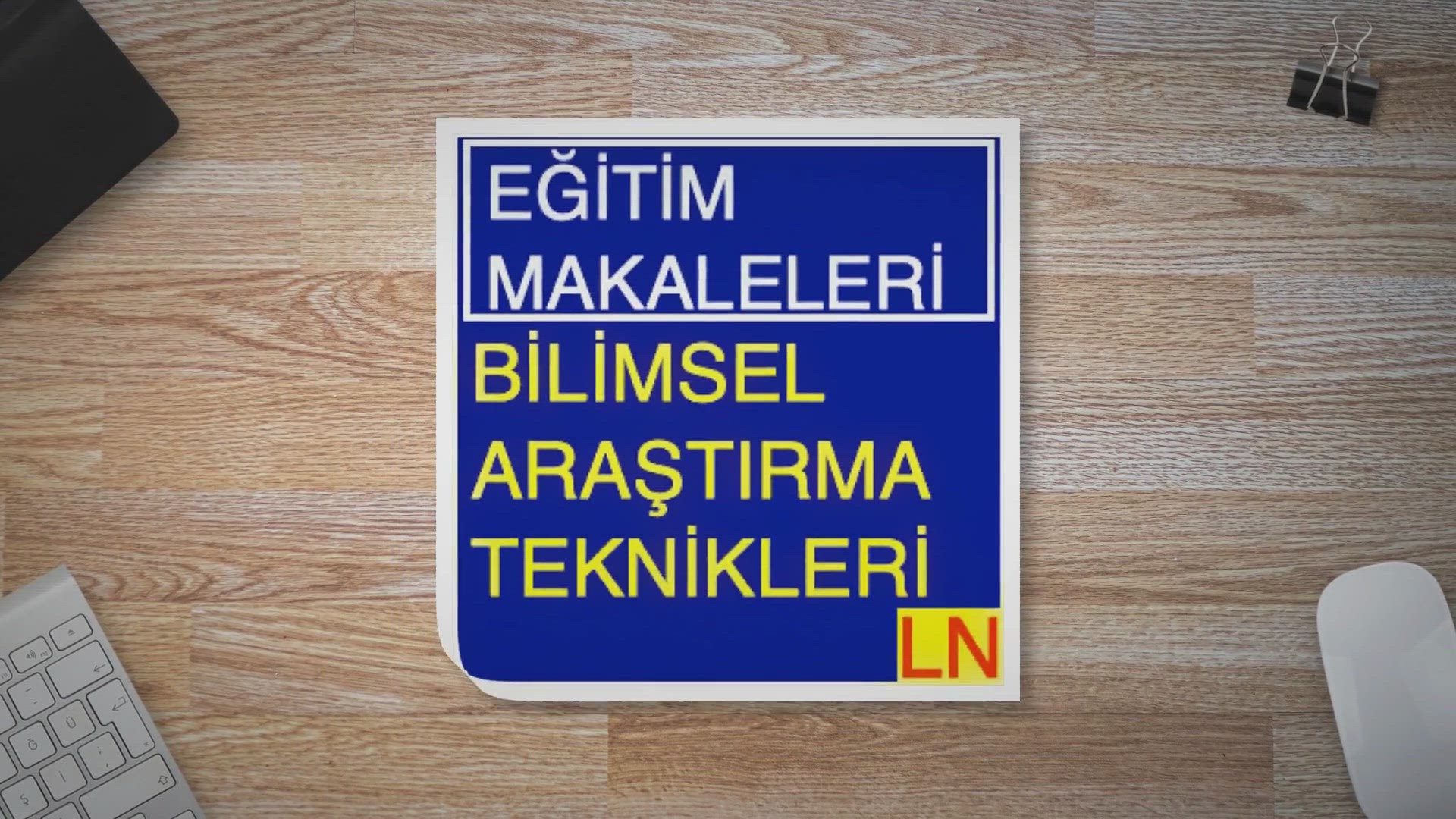 'Video thumbnail for Bilimsel Yöntemler ve Araştırma Teknikleri'