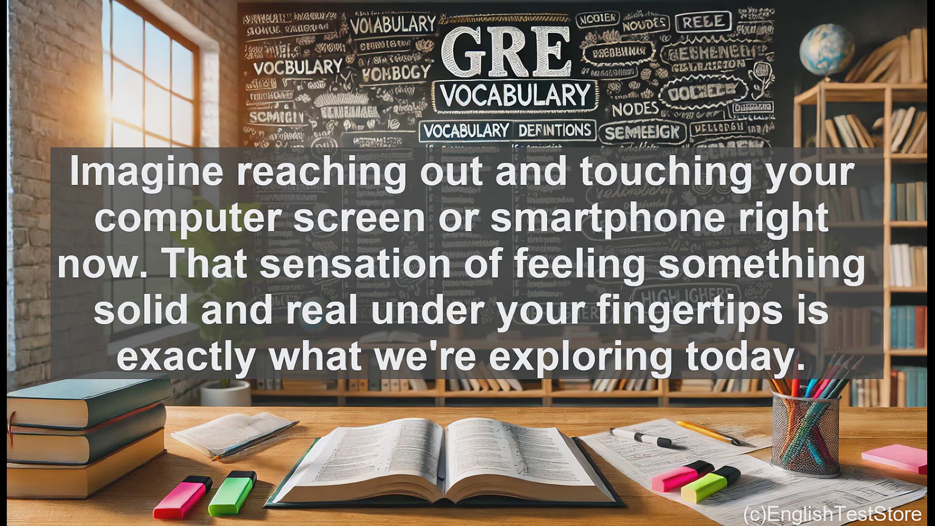 'Video thumbnail for GRE Vocabulary Lesson: Exploring the Tangible - Understanding the GRE Vocabulary Word'