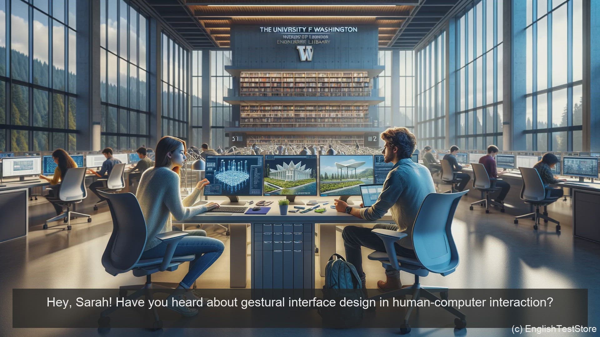 'Video thumbnail for English Conversation for Informatics Engineering: Human-Computer Interaction Gestural Interface Design'