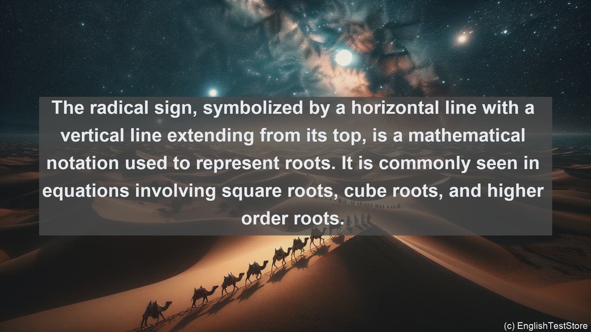 'Video thumbnail for Radical sign in science  definition and examples'