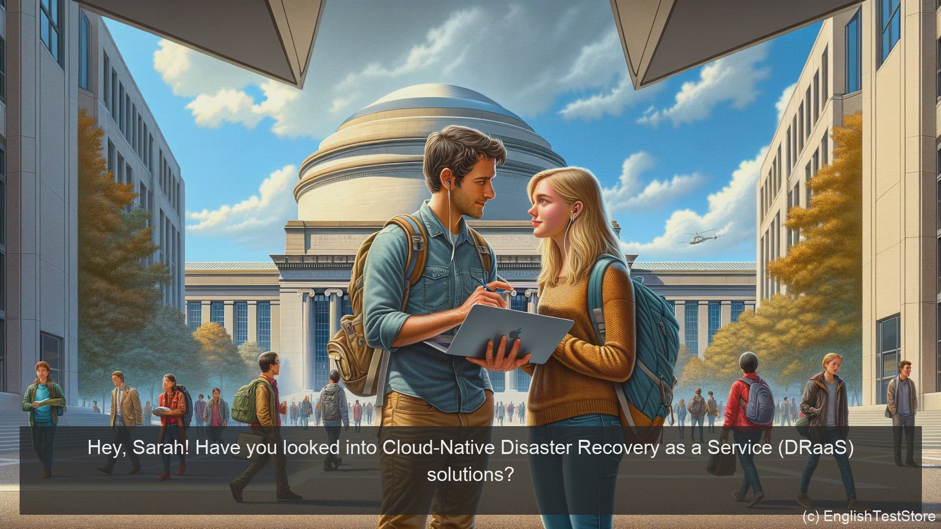 'Video thumbnail for English Conversation for Informatics Engineering: Cloud-Native Disaster Recovery as a Service (DRaaS)'