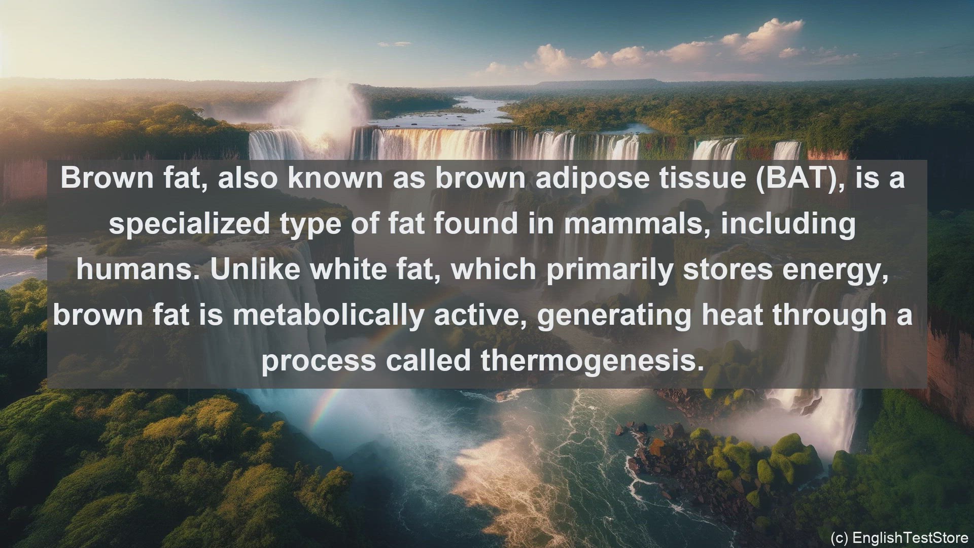 'Video thumbnail for Brown fat in science  definition and examples'