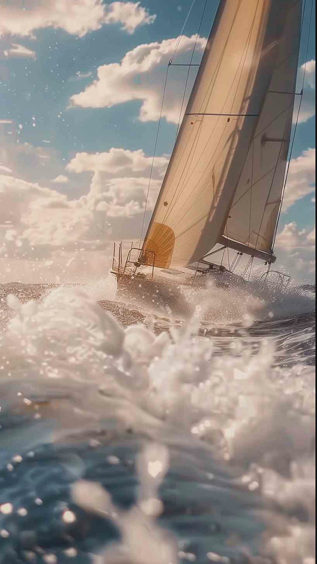 'Video thumbnail for racing sailboat images'