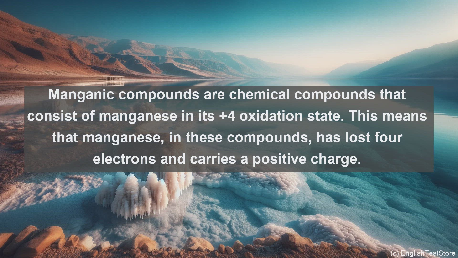 'Video thumbnail for Manganic compounds in science  definition and examples'