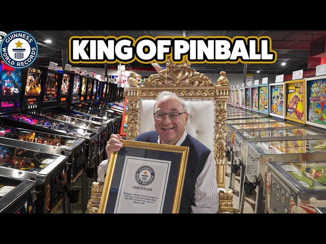 'Video thumbnail for Largest Pinball Machine Collection'