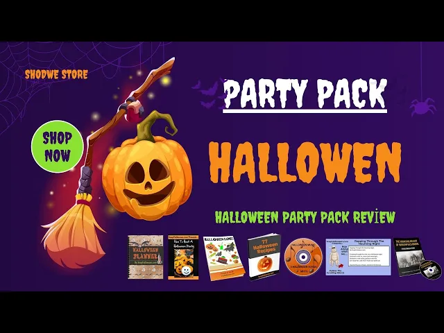 'Video thumbnail for Halloween Party Pack Review 🎃 | Spooktacular Decor, Costumes & Treats! 👻'